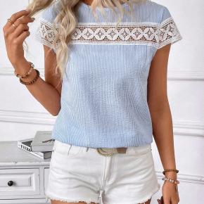 New Summer Linen Tops Casual Embroidered T-shirts For Ladies