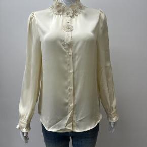 Women Spring Luxury Flower decoration Shirt Cardigan Style