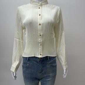 Spring Pleats Satin Breathable Office Elegant Shirt For Ladies 