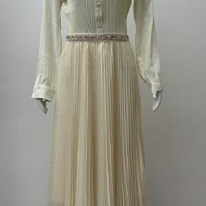 Women Chiffon Pleated Casual Rhinestones Sparkle Long Skirt