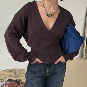 Lazy Style Sweater Winter New Women's V-neck Long-Sleeved Cotton Knitwear 