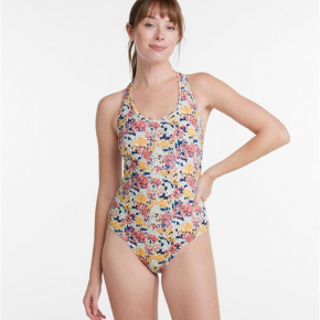 Ladies Summer Printed Cotton Bodysuit Beach Swimwear 